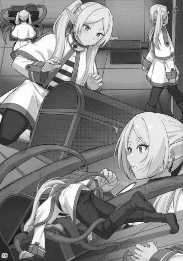 [Siseki Hirame] Frieren's Chotto H na Hon | Немного пошлая история Фрирен Fhentai - Page 36