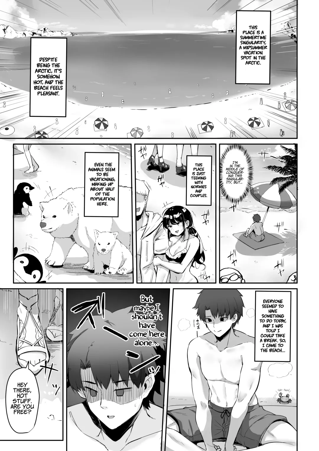 [Kazamitiu] Manatsu no Chaldea Summer Vacation Lady Avalon Hen | Chaldea Midsummer Vacation Lady - Avalon Edition (decensored) Fhentai - Page 3