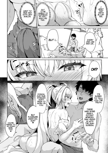 [Kazamitiu] Manatsu no Chaldea Summer Vacation Lady Avalon Hen | Chaldea Midsummer Vacation Lady - Avalon Edition (decensored) Fhentai - Page 8