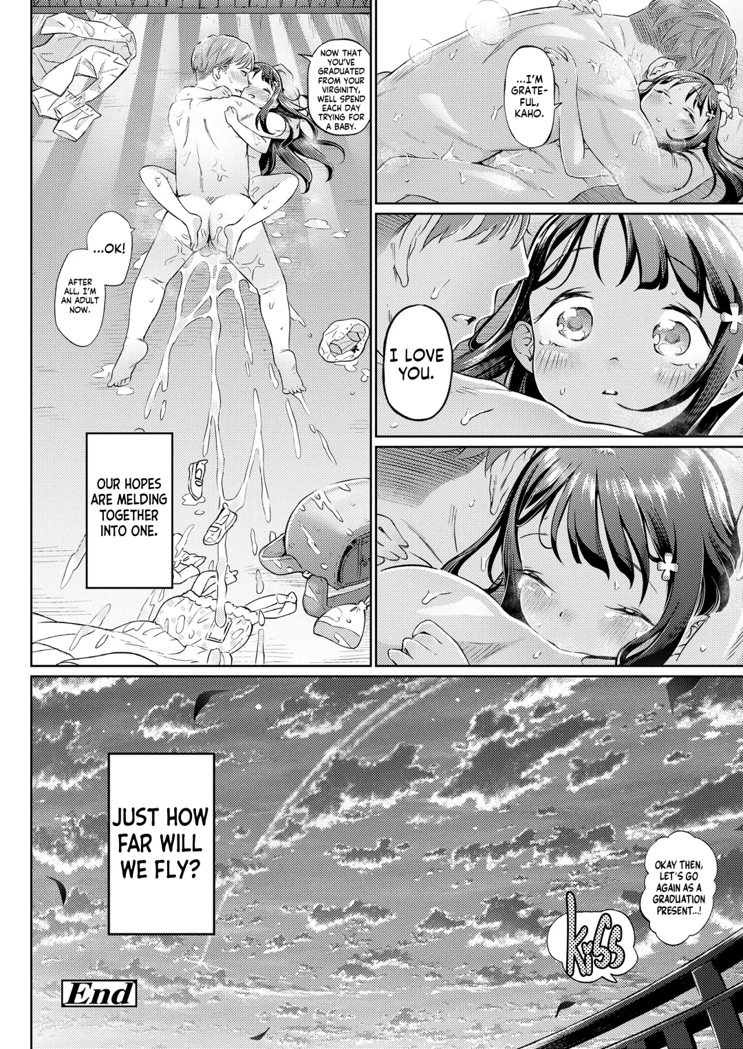 [Fishinloli] Hikouki Doko made Tonda | Just How Far Will Our Plane Fly? Fhentai - Page 24