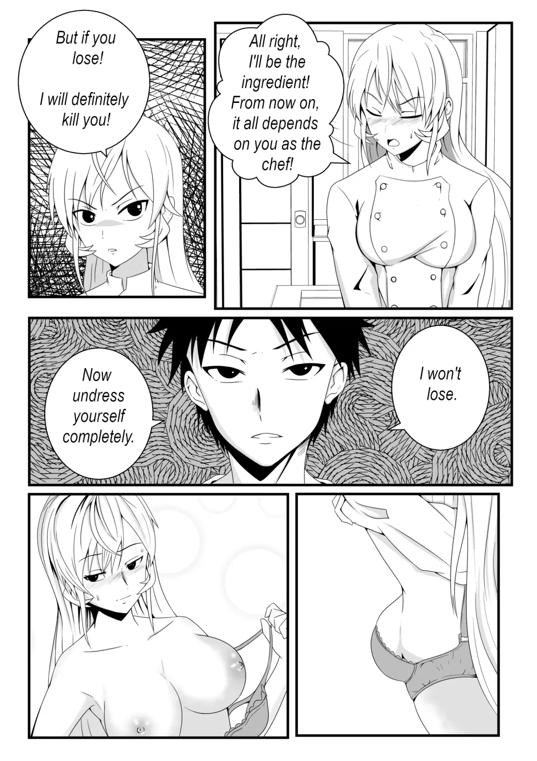 [Fyxfd] Shokugeki no Soma! Nagiri Erina no Nyotairyouri | Food Wars! The female body 1 Fhentai - Page 6
