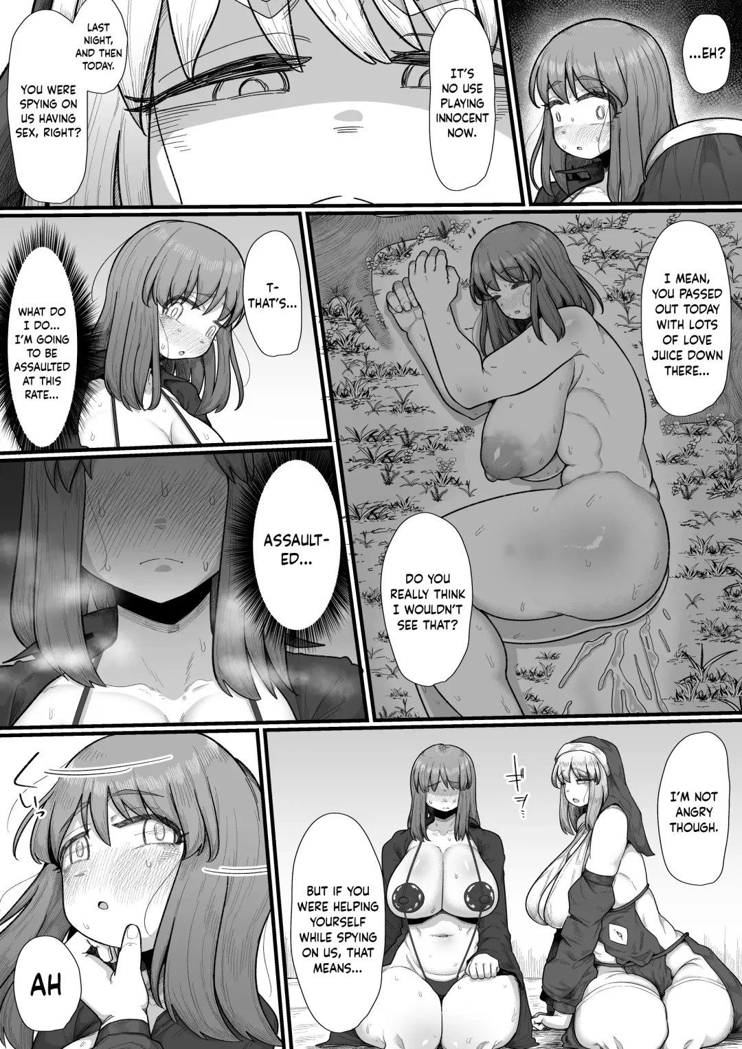 [Shrimp Cake] Onna Boukensha x Futanari, Nani mo Okoranai Hazu ga Naku... Fhentai - Page 27