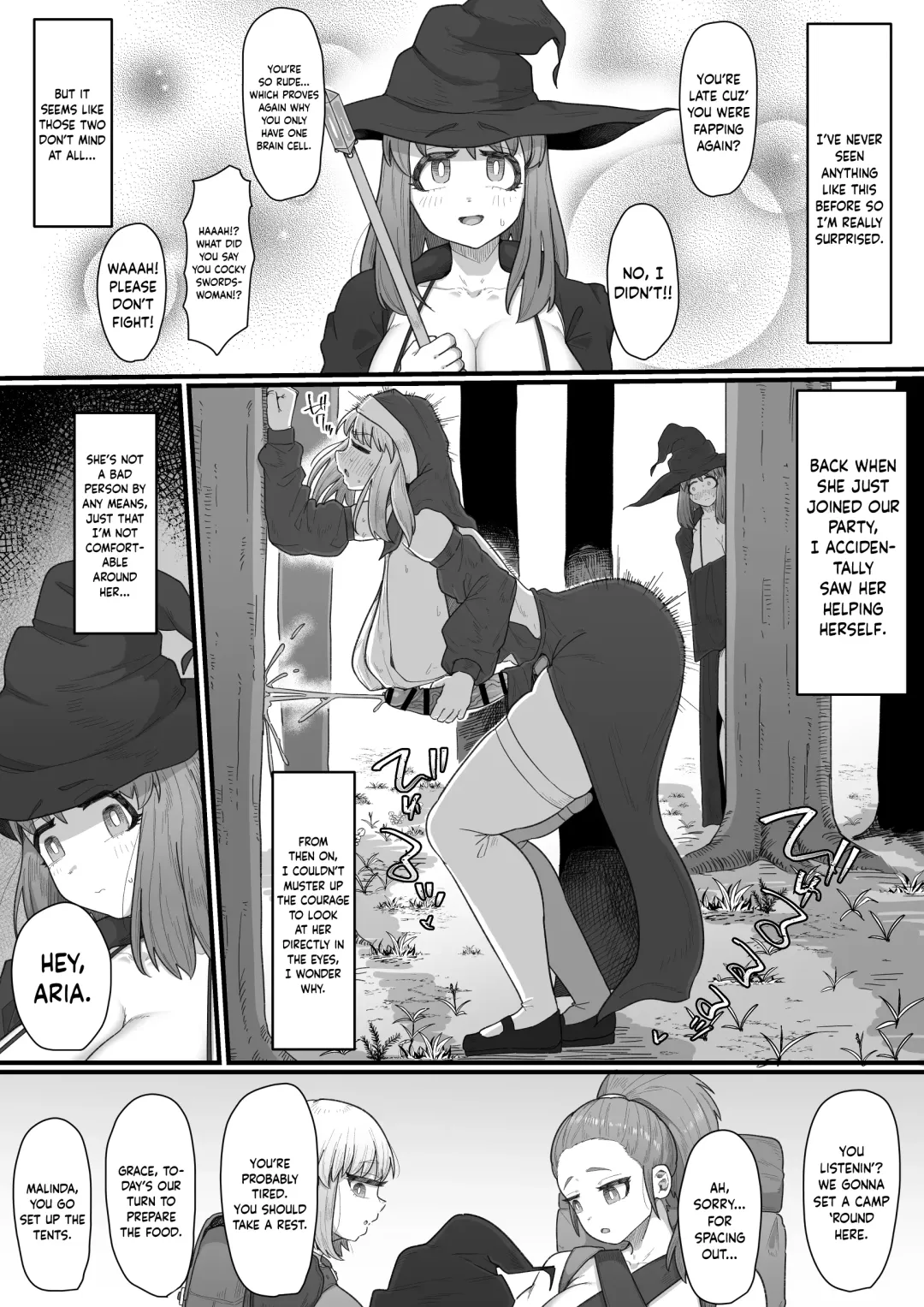 [Shrimp Cake] Onna Boukensha x Futanari, Nani mo Okoranai Hazu ga Naku... Fhentai - Page 5
