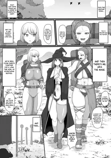 [Shrimp Cake] Onna Boukensha x Futanari, Nani mo Okoranai Hazu ga Naku... Fhentai - Page 3