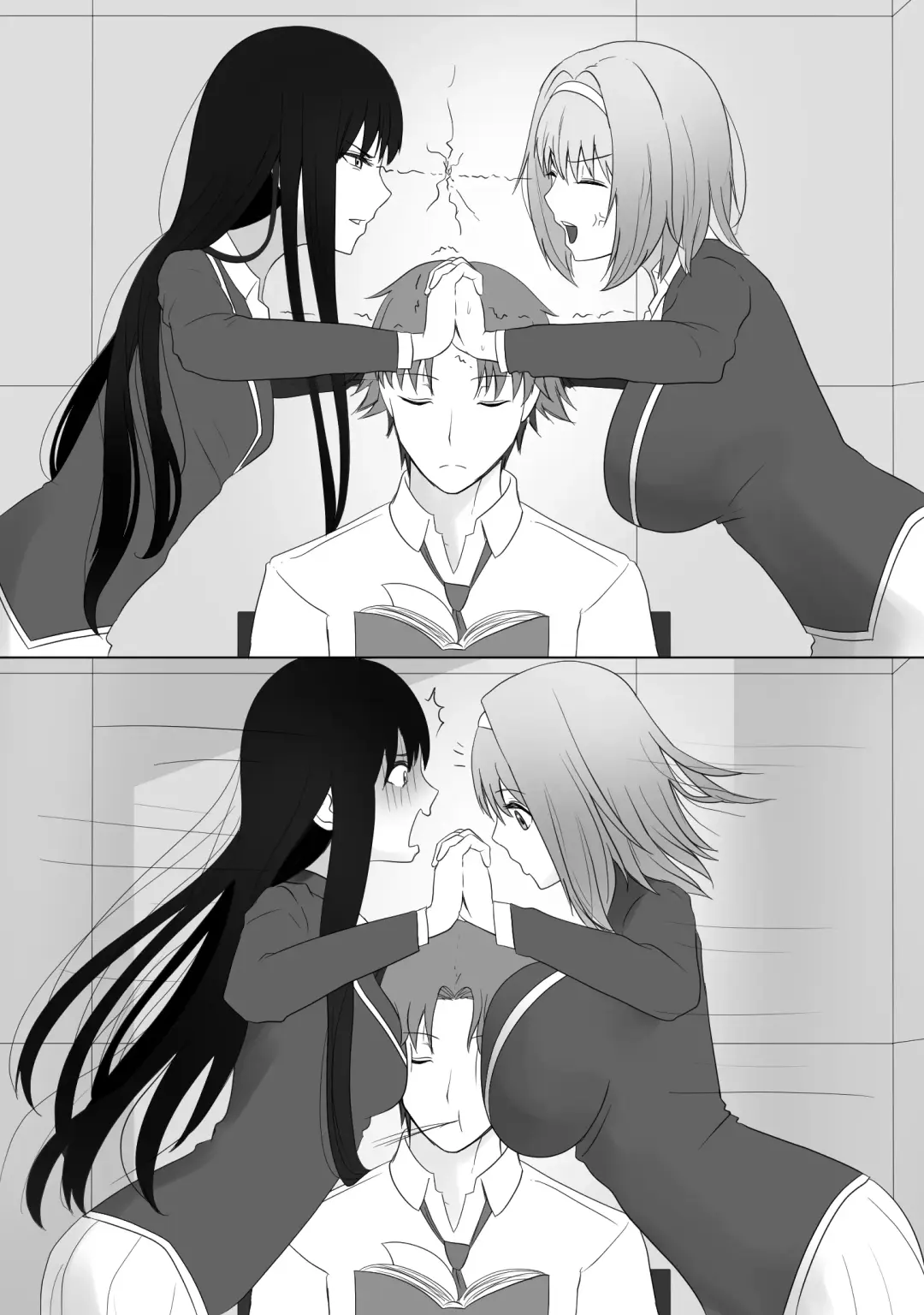 [Kmvt] Two Classmates Fhentai - Page 1