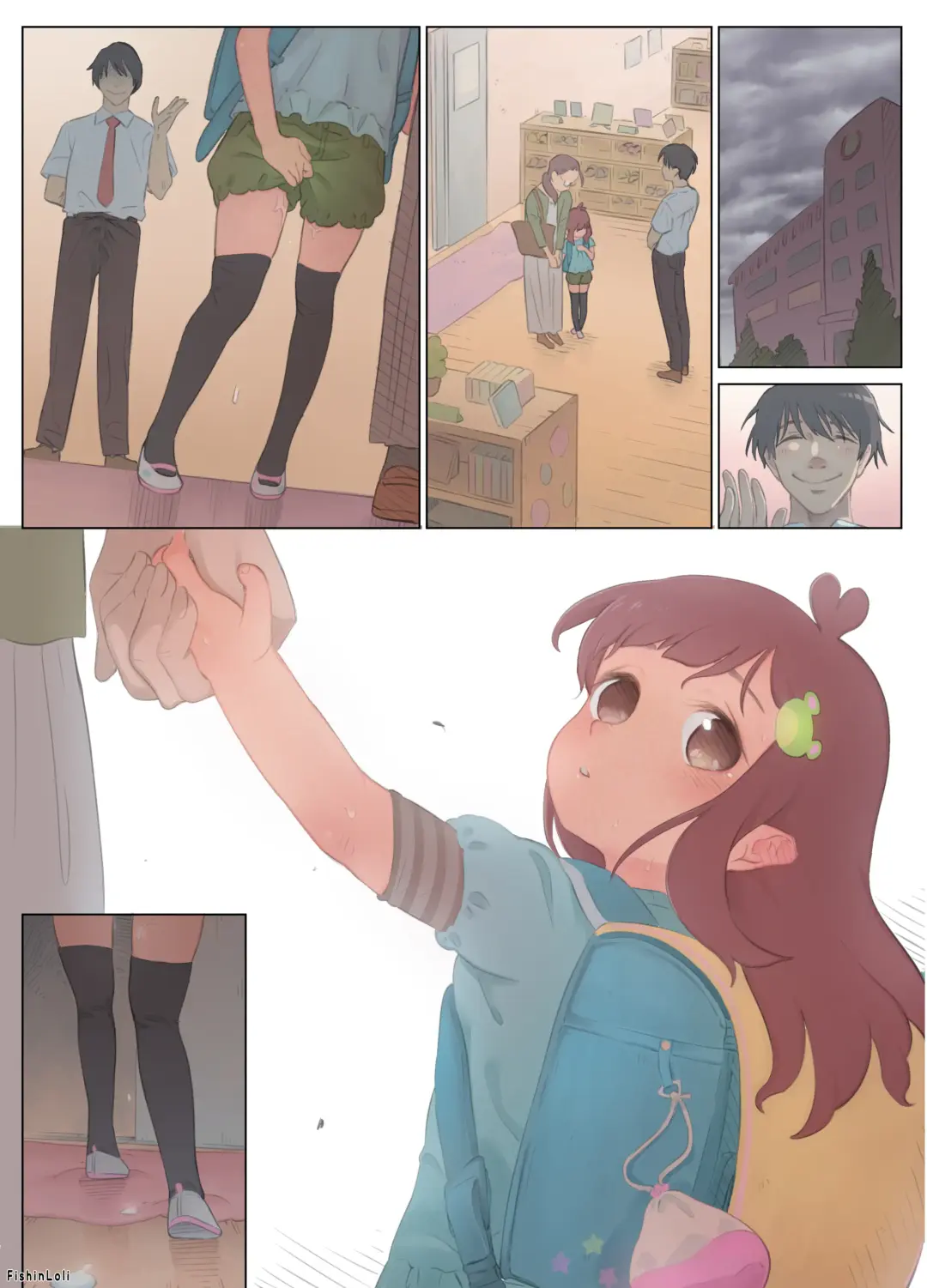 [Fishinloli] Gekimoe ~Junjou Yua-chan ga Do-S Sensei to Kindan no Koi! Akai ○○ de Musubare Kyousei Mesuana Kaihatsu. Muriyari Naisho Nakadashi Kimerarechatta Hanashi~ Fhentai - Page 21