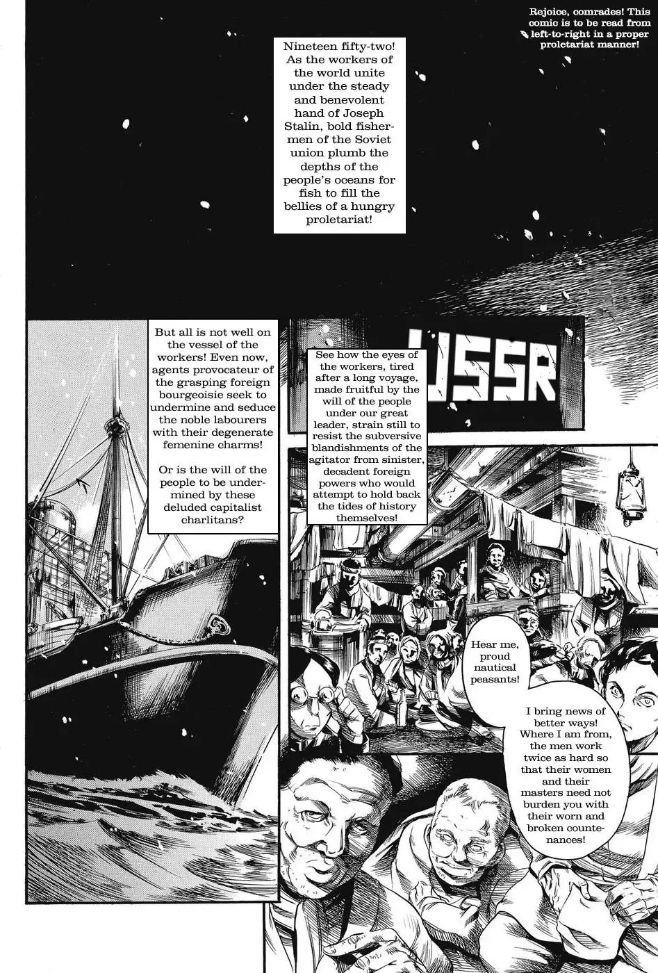 [Maguro Teikoku] Red Crabs and Bad Magicians: Workers Unite on the People's Ocean! Fhentai - Page 1