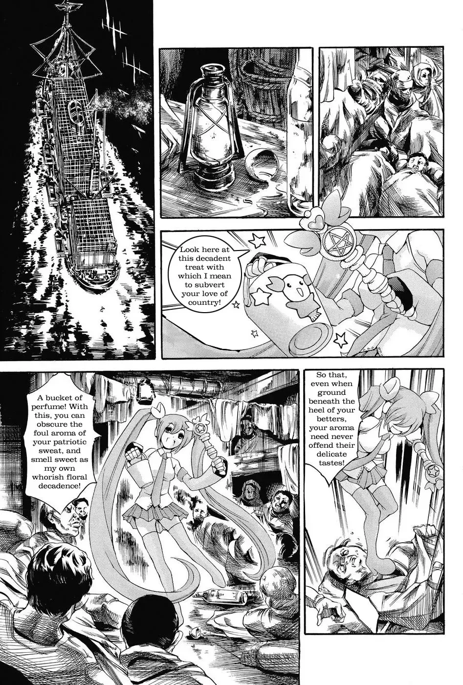 [Maguro Teikoku] Red Crabs and Bad Magicians: Workers Unite on the People's Ocean! Fhentai - Page 4