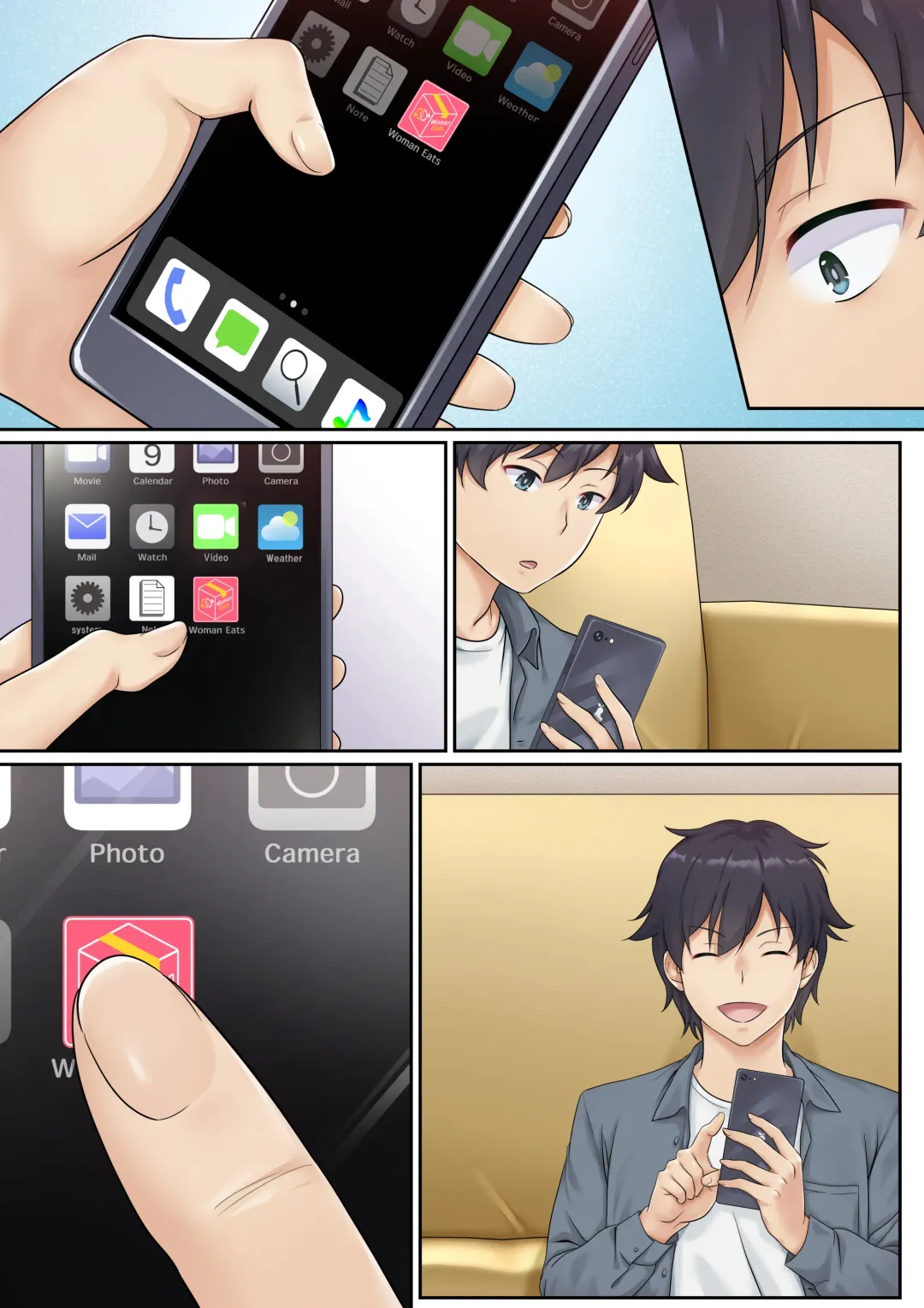 Woman Eats ~Dream Bishoujo Delivery App~ Fhentai - Page 66