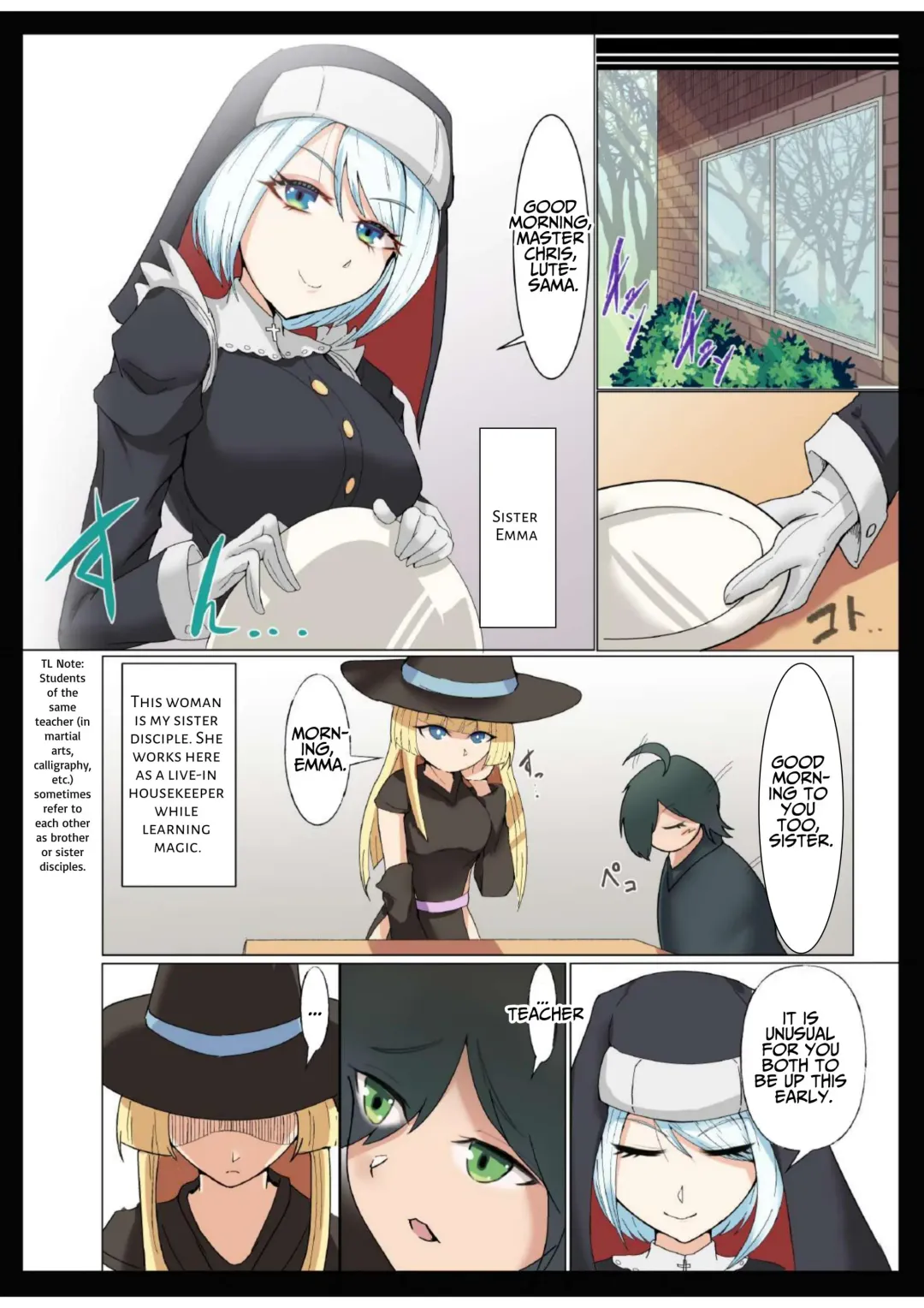 [Enryu] Boku no Sister Maid Shitei ga Succubus ni natte Hatsujou Shichatta!? | My Nunmaid Became A Succubus In Heat!? ~The Sexy Struggles Of Christine The Witch!!~ Fhentai - Page 4