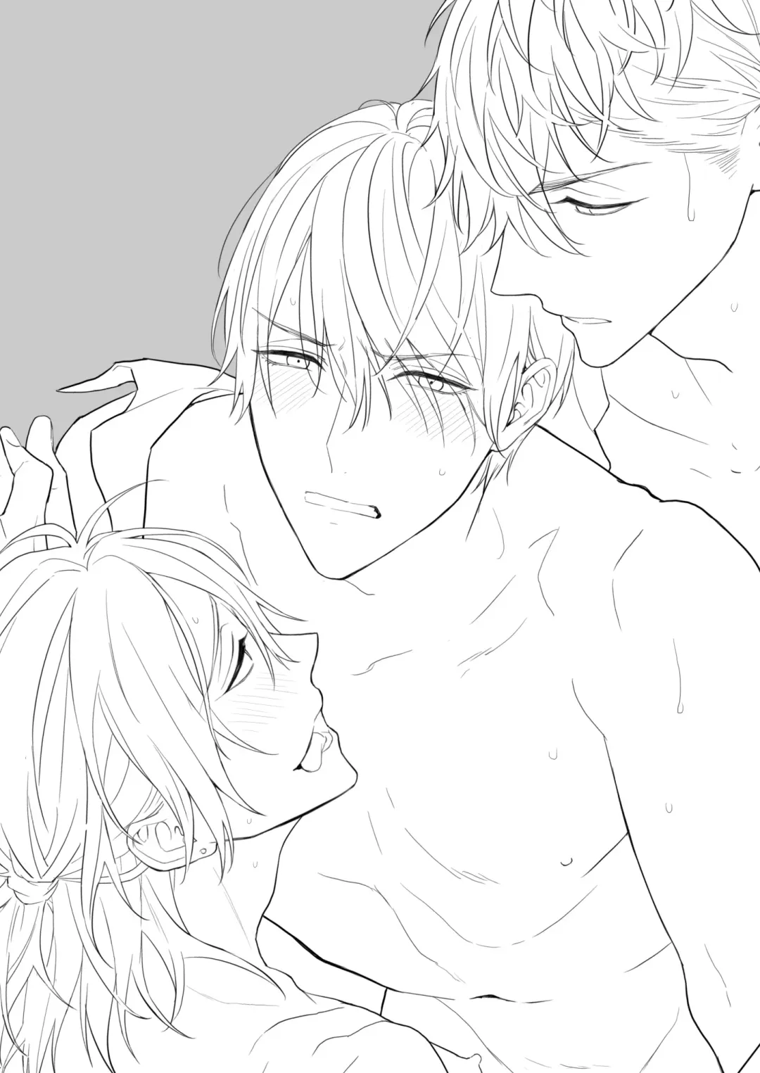 [Nabara Shouko] Tachi to Neko Docchi ga Ii no? ~Tsuyudaku Ecchi na Mitsudomoe~ | Top or Bottom? ~Sweaty 3-Way Sex~ Fhentai - Page 2