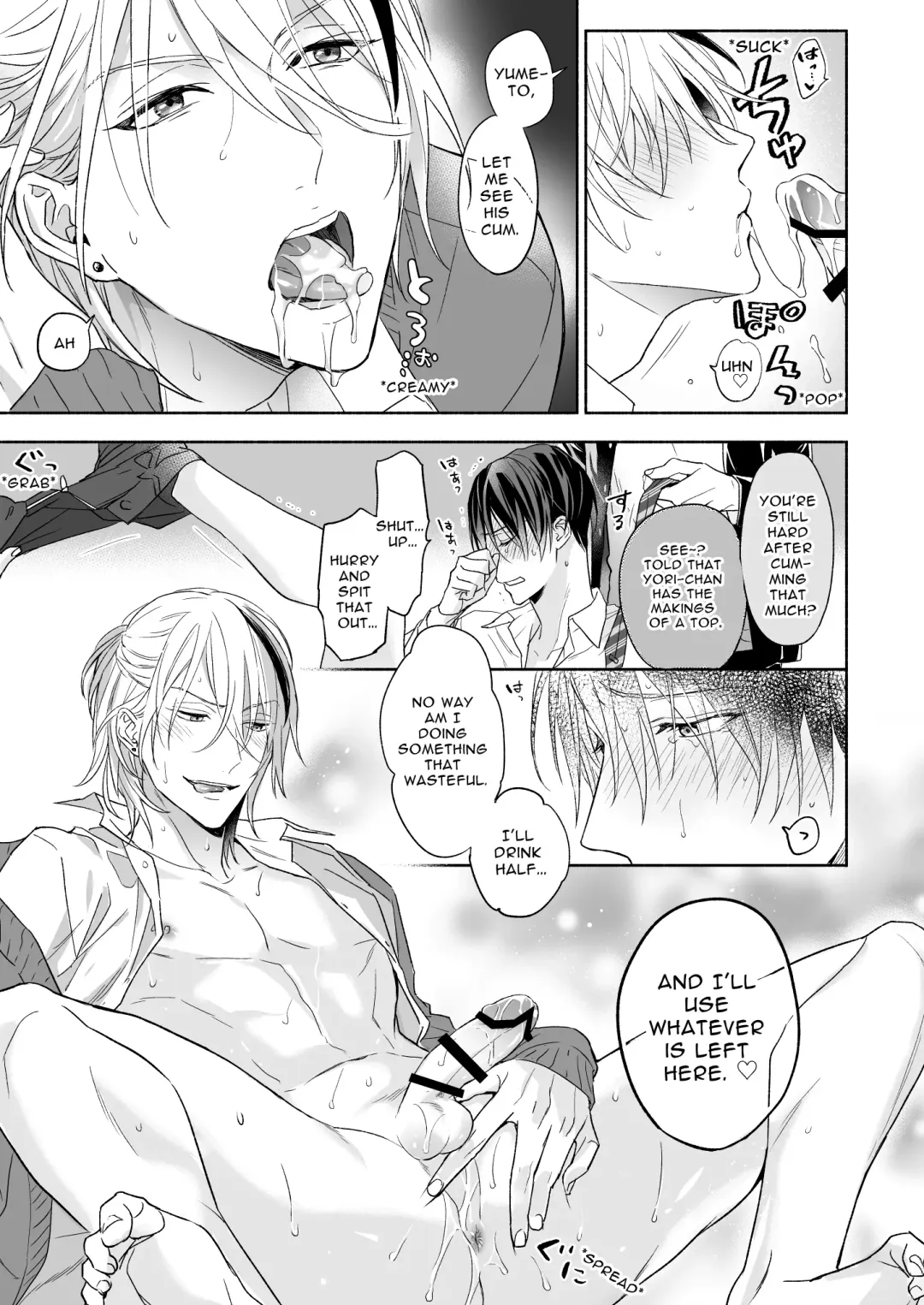 [Nabara Shouko] Tachi to Neko Docchi ga Ii no? ~Tsuyudaku Ecchi na Mitsudomoe~ | Top or Bottom? ~Sweaty 3-Way Sex~ Fhentai - Page 23