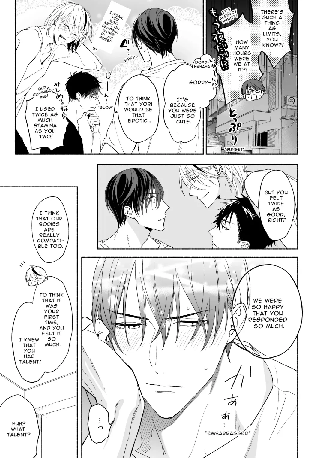 [Nabara Shouko] Tachi to Neko Docchi ga Ii no? ~Tsuyudaku Ecchi na Mitsudomoe~ | Top or Bottom? ~Sweaty 3-Way Sex~ Fhentai - Page 49