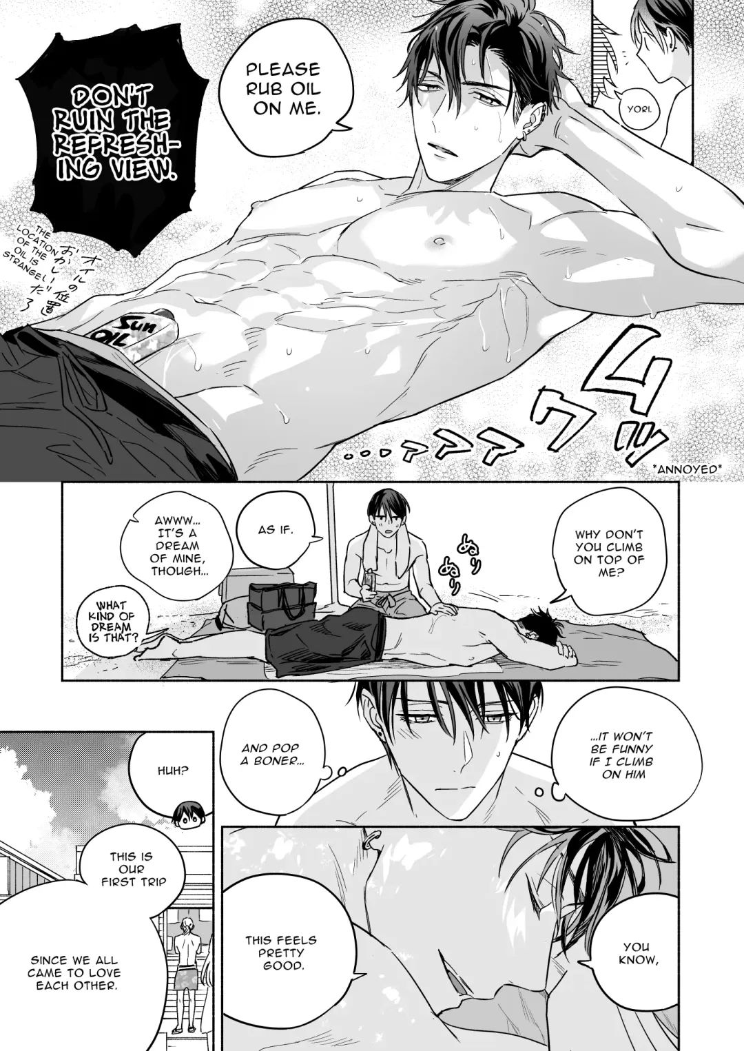 [Nabara Shouko] Tachi to Neko Docchi ga Ii no? 3 ~Soto demo Nakayoku Mitsudomoe~ | Top or Bottom? 3 ~Vacation 3-way Sex~ Fhentai - Page 11