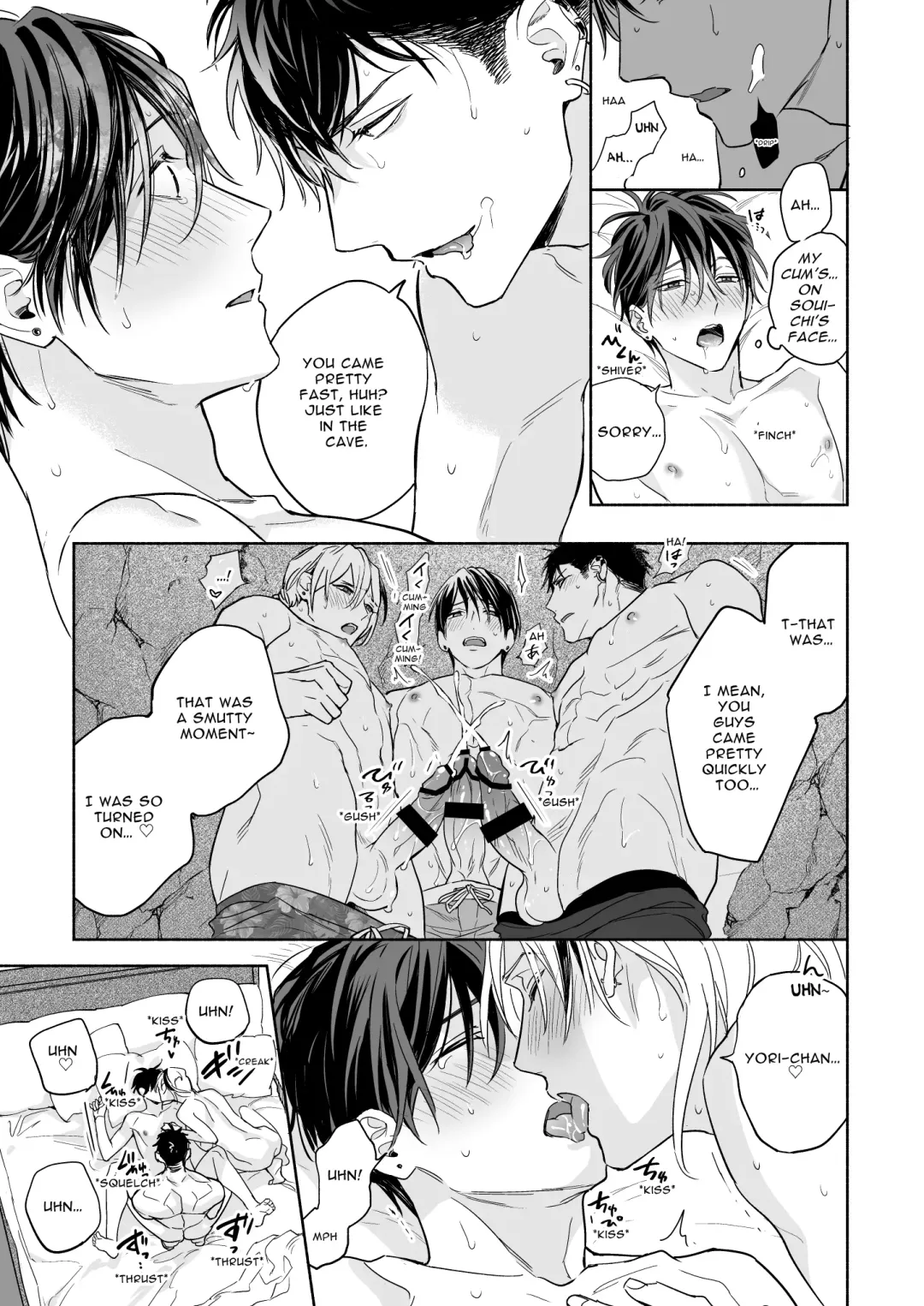 [Nabara Shouko] Tachi to Neko Docchi ga Ii no? 3 ~Soto demo Nakayoku Mitsudomoe~ | Top or Bottom? 3 ~Vacation 3-way Sex~ Fhentai - Page 17