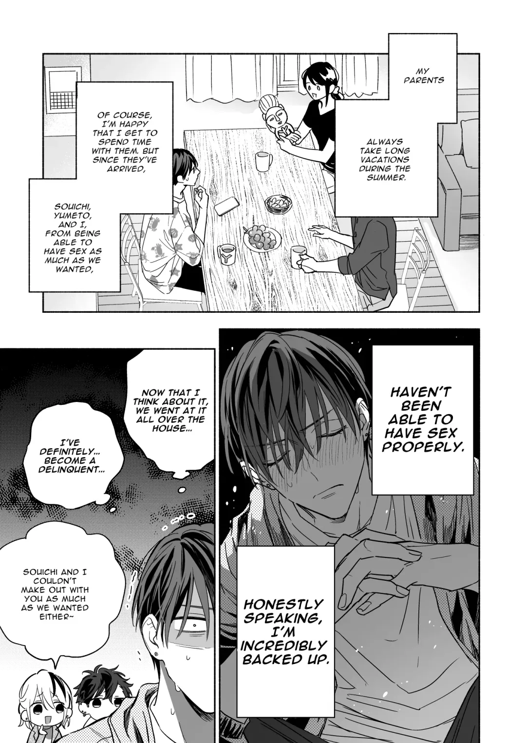 [Nabara Shouko] Tachi to Neko Docchi ga Ii no? 3 ~Soto demo Nakayoku Mitsudomoe~ | Top or Bottom? 3 ~Vacation 3-way Sex~ Fhentai - Page 7