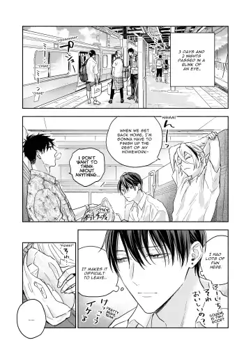 [Nabara Shouko] Tachi to Neko Docchi ga Ii no? 3 ~Soto demo Nakayoku Mitsudomoe~ | Top or Bottom? 3 ~Vacation 3-way Sex~ Fhentai - Page 49