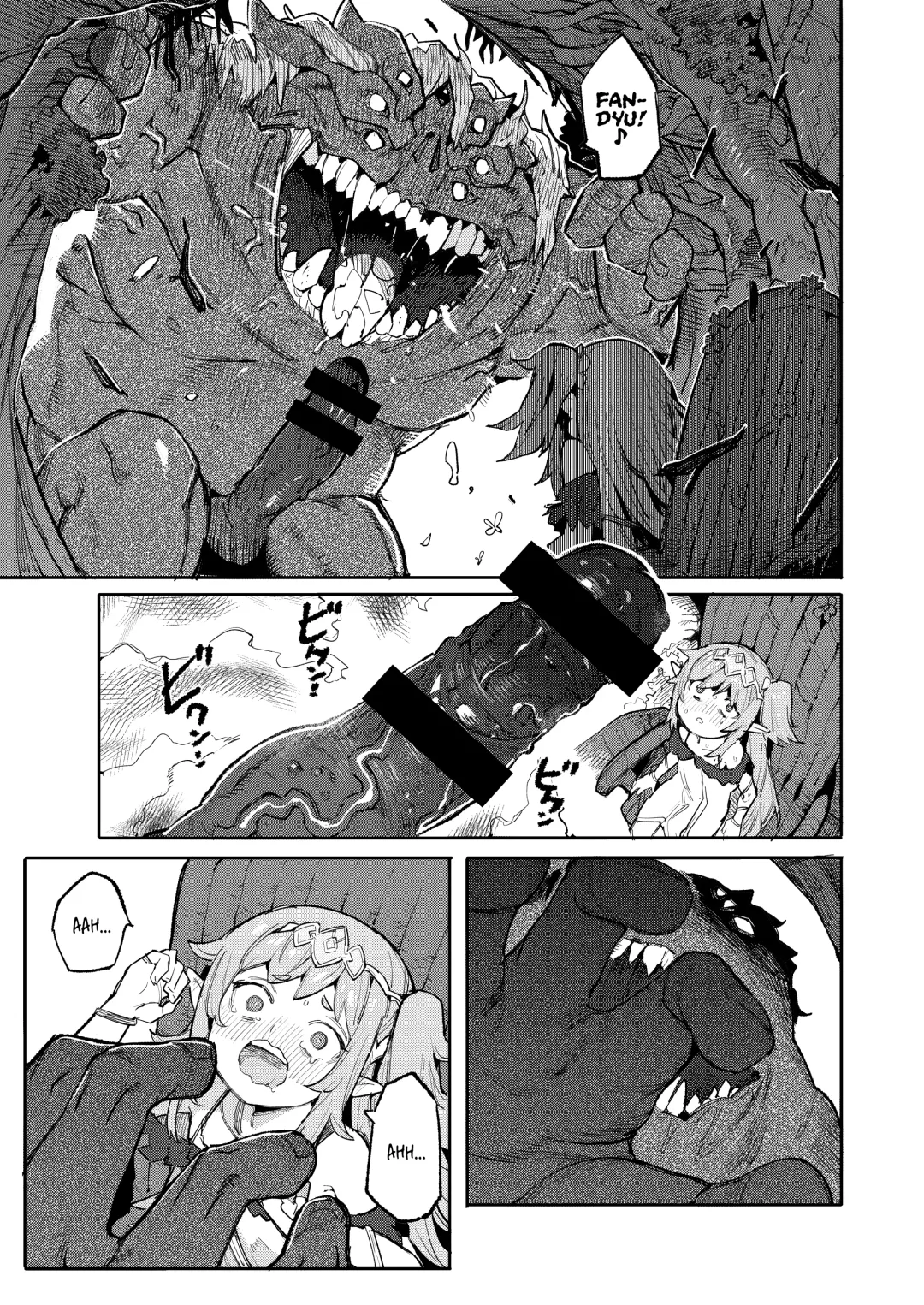 [Henrybird - Yanagihara Mitsuki] Seirei Rougoku Nyehiru ~Choukyou Zumi no Osanai Shikyuu ni Kizamareru Koufuku Bunsho~ | Enslaved Nymph Nyehil - The Tale of a Broken Sow Whose Immature Womb Was Trained To Submit Fhentai - Page 15