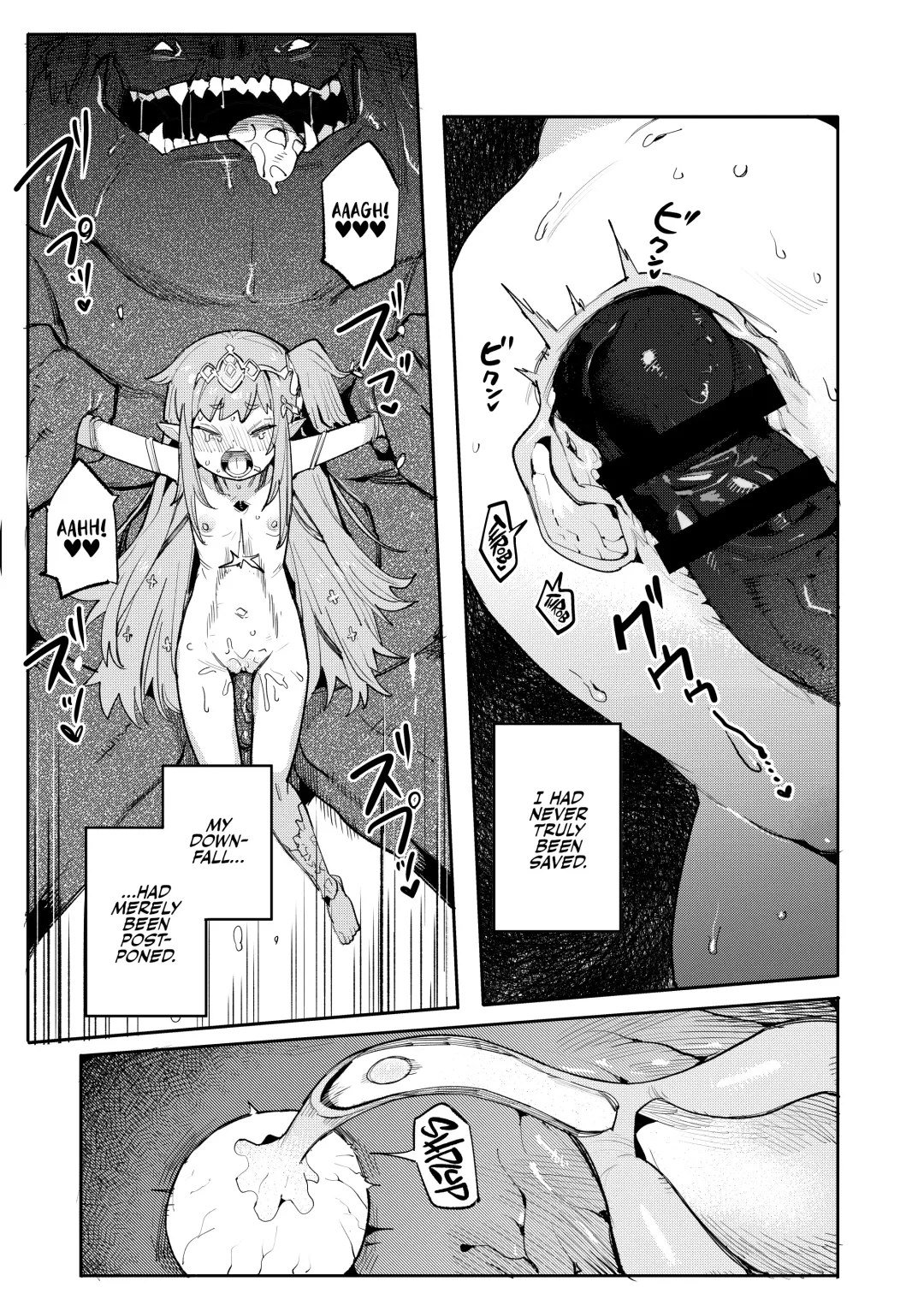 [Henrybird - Yanagihara Mitsuki] Seirei Rougoku Nyehiru ~Choukyou Zumi no Osanai Shikyuu ni Kizamareru Koufuku Bunsho~ | Enslaved Nymph Nyehil - The Tale of a Broken Sow Whose Immature Womb Was Trained To Submit Fhentai - Page 17