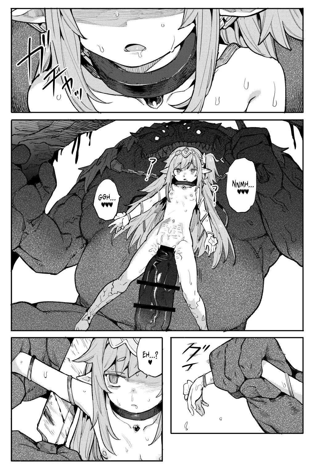 [Henrybird - Yanagihara Mitsuki] Seirei Rougoku Nyehiru ~Choukyou Zumi no Osanai Shikyuu ni Kizamareru Koufuku Bunsho~ | Enslaved Nymph Nyehil - The Tale of a Broken Sow Whose Immature Womb Was Trained To Submit Fhentai - Page 23