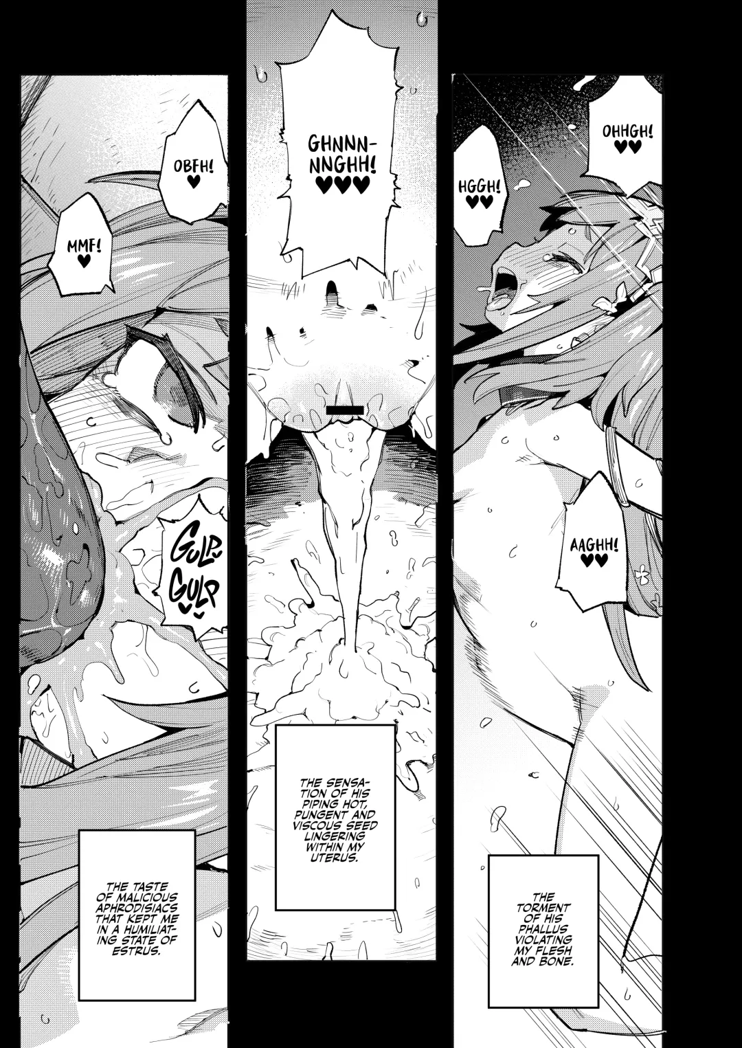 [Henrybird - Yanagihara Mitsuki] Seirei Rougoku Nyehiru ~Choukyou Zumi no Osanai Shikyuu ni Kizamareru Koufuku Bunsho~ | Enslaved Nymph Nyehil - The Tale of a Broken Sow Whose Immature Womb Was Trained To Submit Fhentai - Page 5