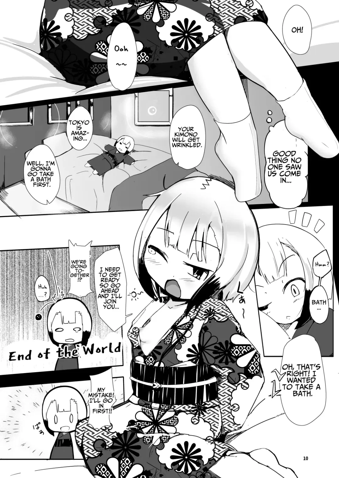 [Nekodel] Sobo to Love Hotel ni Haitte shimatte Issen o Koeru Hanashi | I Went To A Love Hotel With My Grandma And We Crossed The Line Fhentai - Page 10