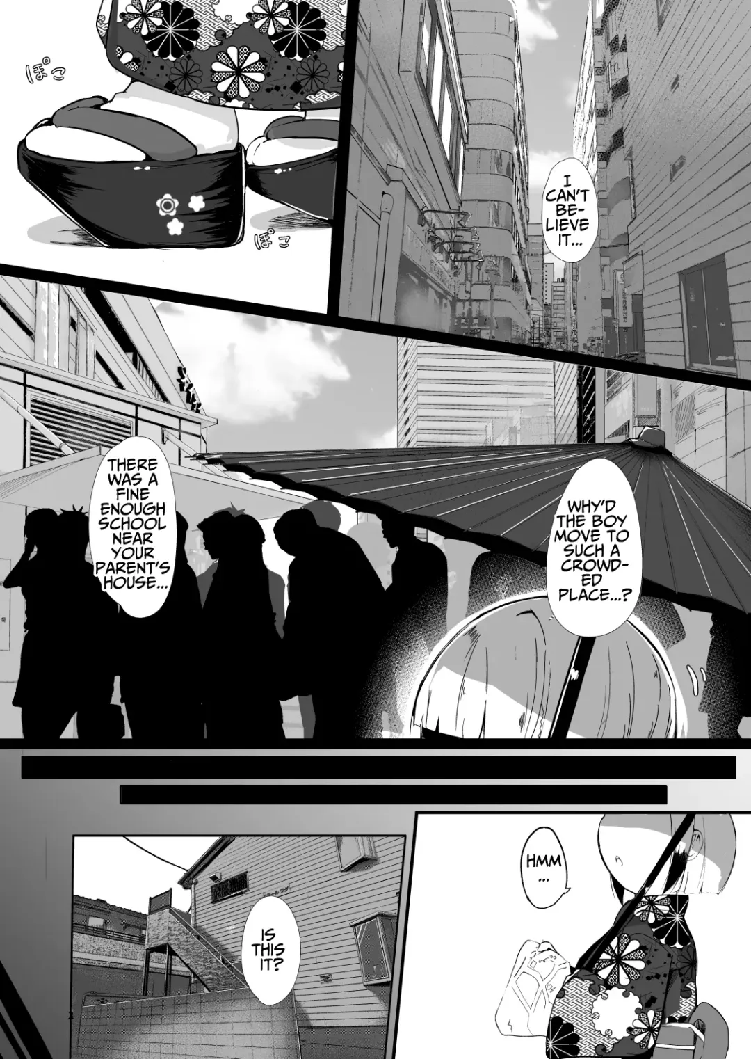 [Nekodel] Sobo to Love Hotel ni Haitte shimatte Issen o Koeru Hanashi | I Went To A Love Hotel With My Grandma And We Crossed The Line Fhentai - Page 3