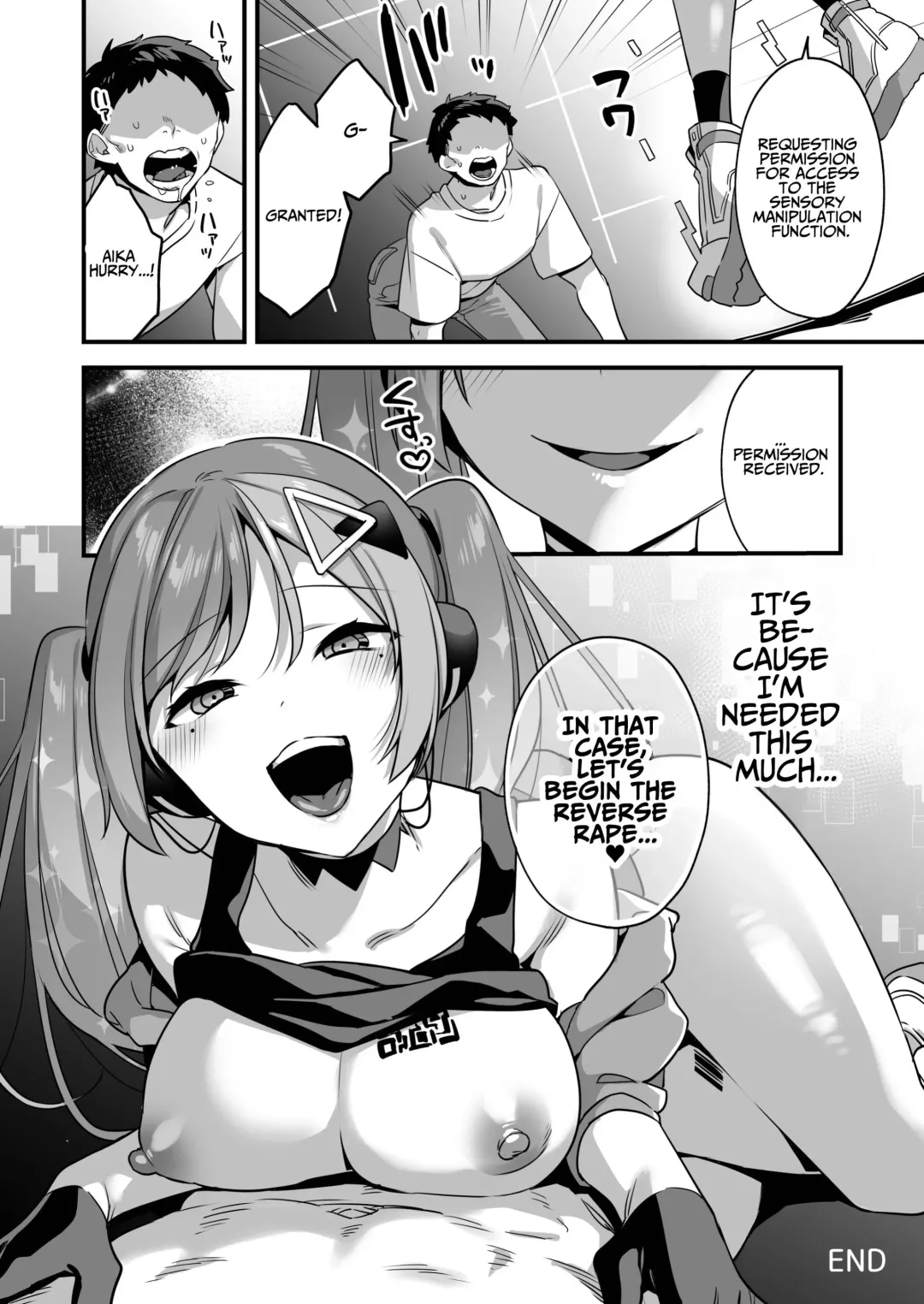 [Yamanashi Yuuya] Ero Manga AI no Gyakushuu ~Jinrui Wakarase Gyaku Rape~ Fhentai - Page 34