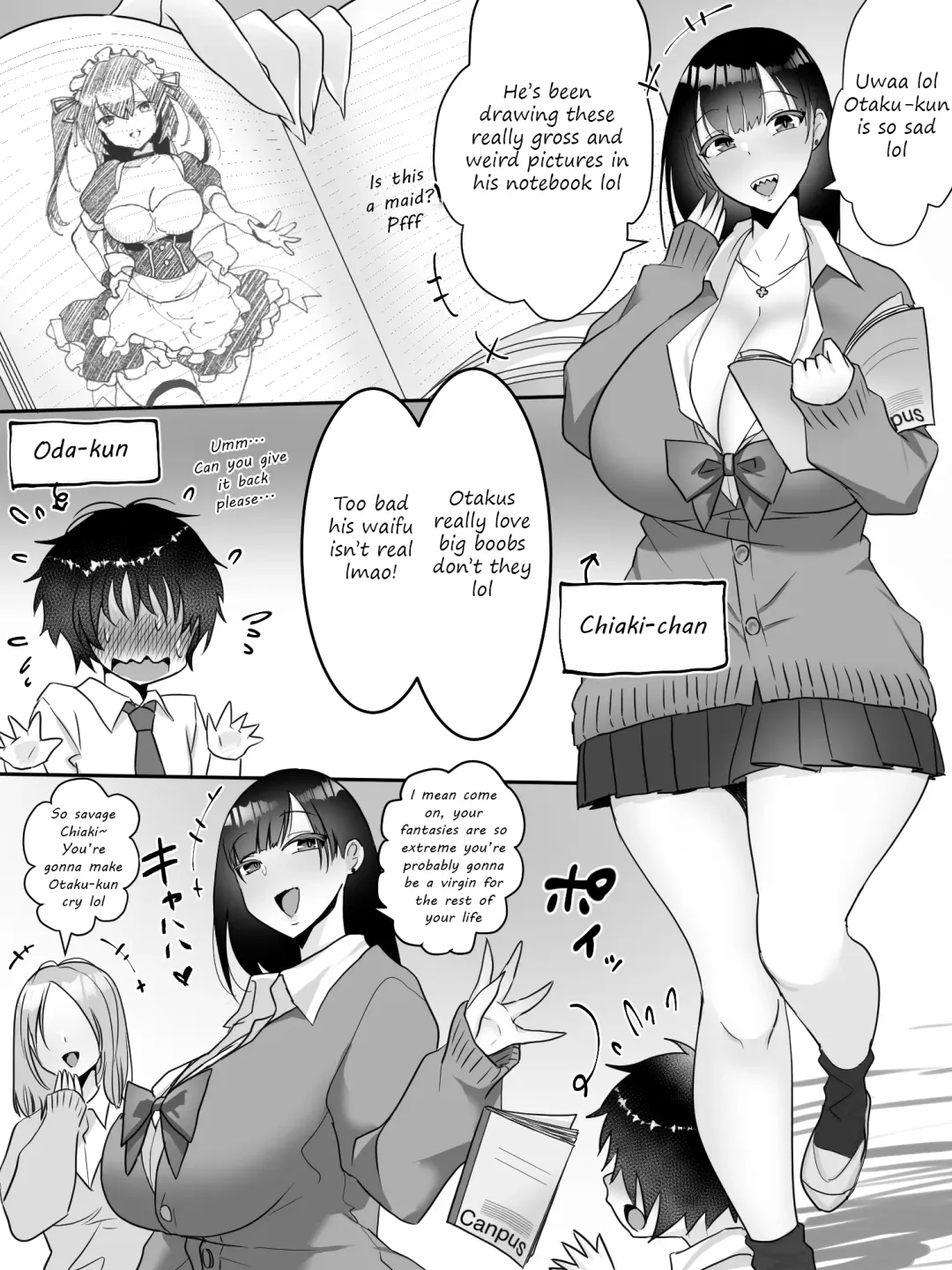 [Onesota Shuu] Ijimekko JK | Bullied by a high school girl Fhentai - Page 1