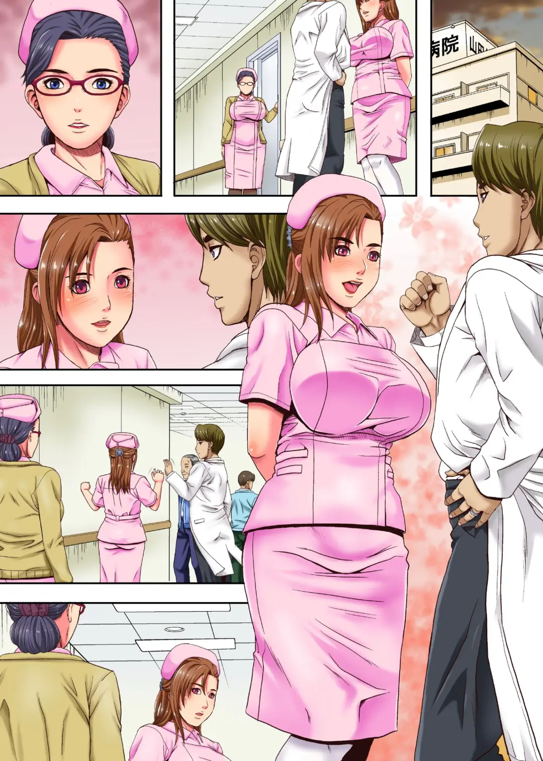 [Shizuki Shinra] Kekkon Iwai ni Zetsubou wo ~Kenshinteki de Utsukushii Niizuma Nurse-tachi wo Omocha ni Shite Netotteiku Kichiku Inchou no Hanashi~ Fhentai - Page 30