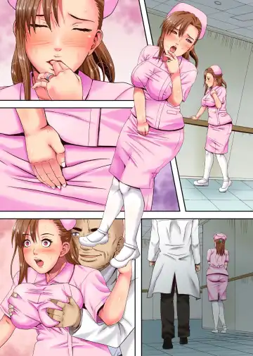 [Shizuki Shinra] Kekkon Iwai ni Zetsubou wo ~Kenshinteki de Utsukushii Niizuma Nurse-tachi wo Omocha ni Shite Netotteiku Kichiku Inchou no Hanashi~ Fhentai - Page 41