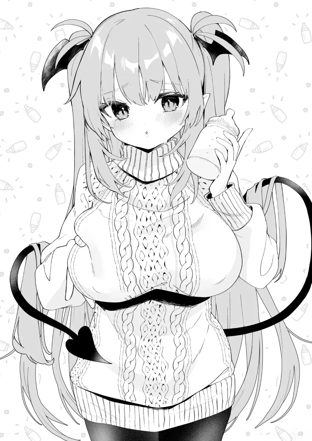 [Tamano Kedama] Enkaku Junyuu Appli no Aru Sekai  | 远程喂奶APP存在的世界 Fhentai - Page 9