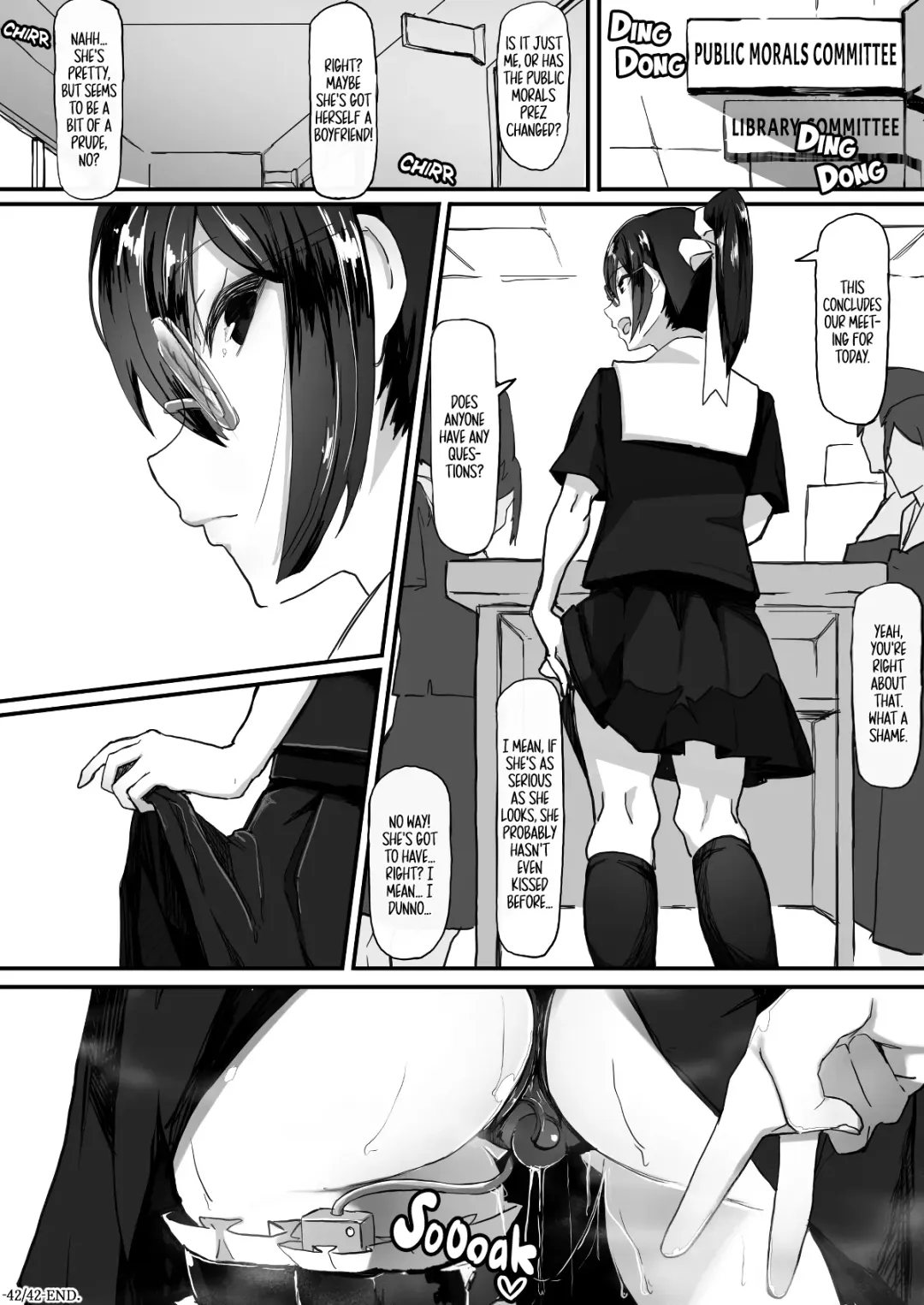 [Shirabe Shiki] Fuuki Iinchou wa Kusuri ni Yowai 2 | Public Morals Prez Can't Resist Drugs 2 Fhentai - Page 43