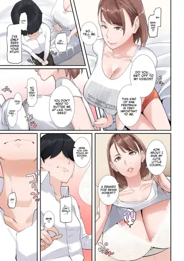 [Nypaon] Giji ja Nai Yatsu o Shite Kureru Itoko no Bakunyuu Gradol Onee-chan | My Busty Gravure Idol Cousin Does More Than Softcore Fhentai - Page 8