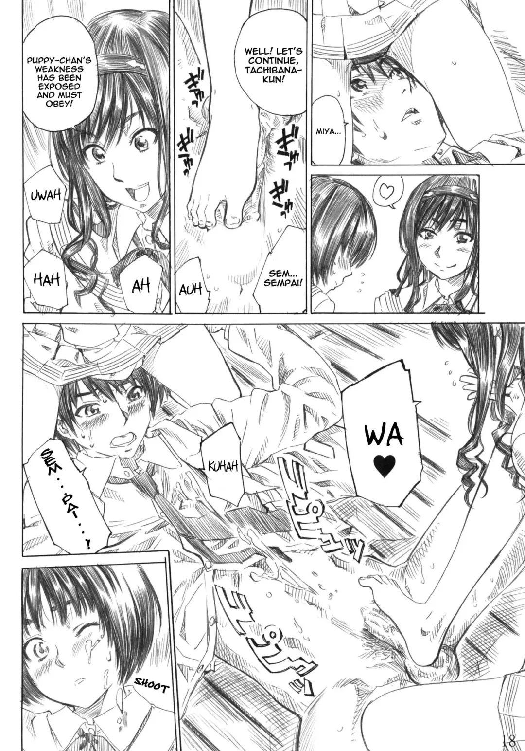 [Maruta] Kimi wa Docchi ni Fumaretai? Fhentai - Page 17