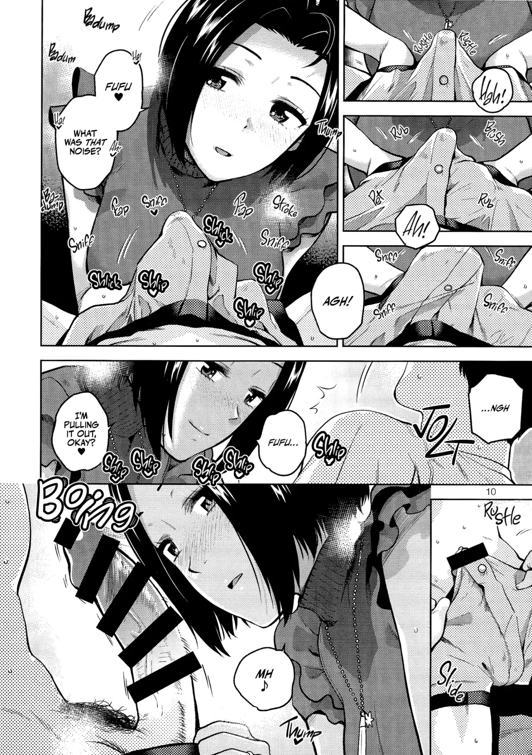 [Kirihara You] Azusa-san ga Te to Kuchi dake de Shite Kureru Hon | Azusa-san Only Uses Her Hands and Mouth Fhentai - Page 11