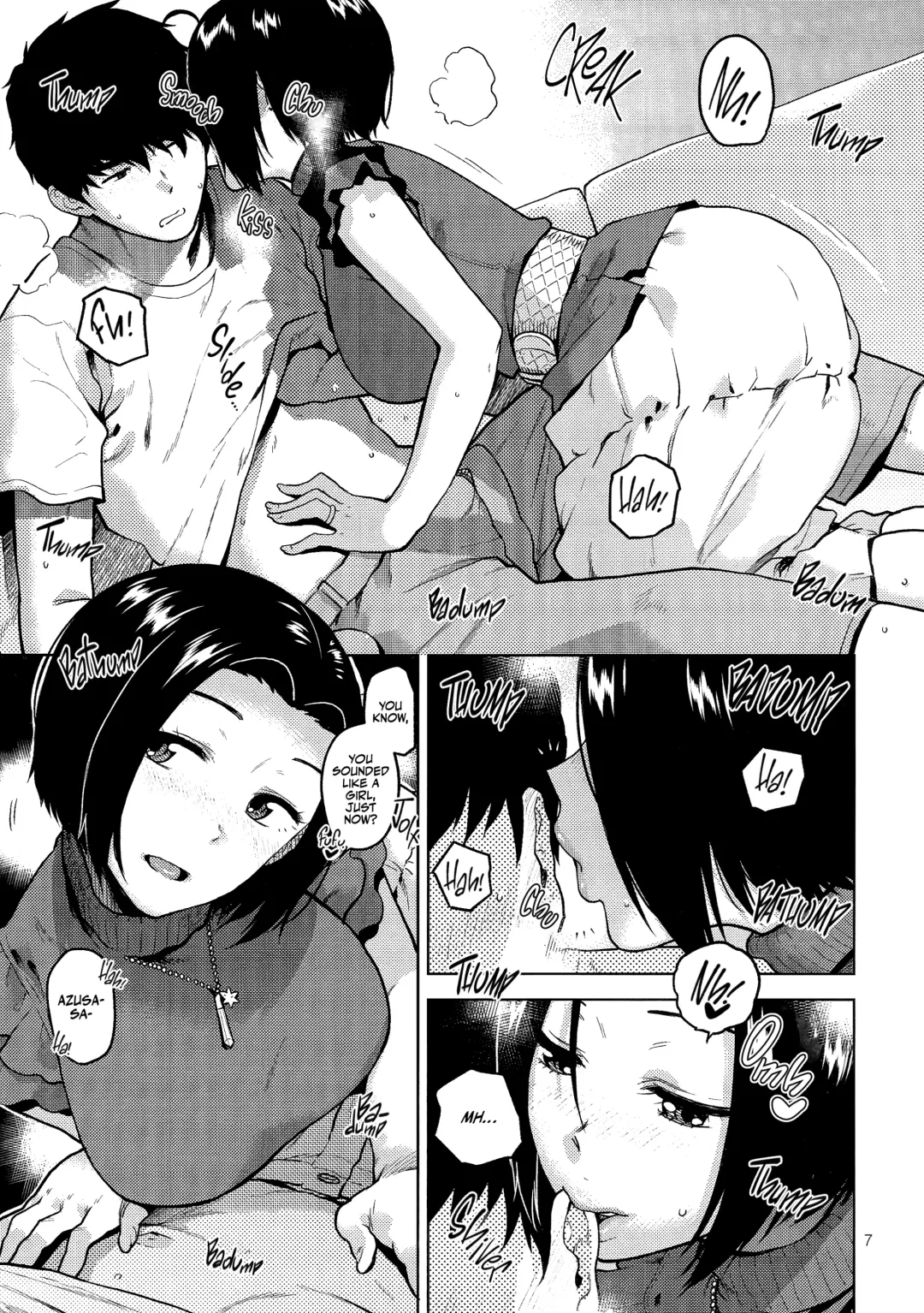 [Kirihara You] Azusa-san ga Te to Kuchi dake de Shite Kureru Hon | Azusa-san Only Uses Her Hands and Mouth Fhentai - Page 8