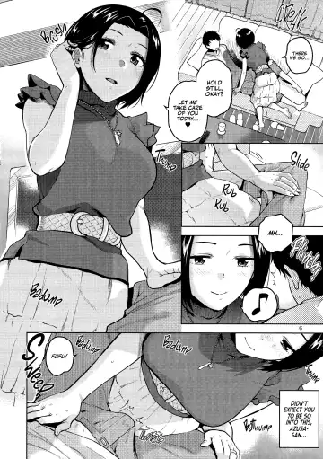 [Kirihara You] Azusa-san ga Te to Kuchi dake de Shite Kureru Hon | Azusa-san Only Uses Her Hands and Mouth Fhentai - Page 7