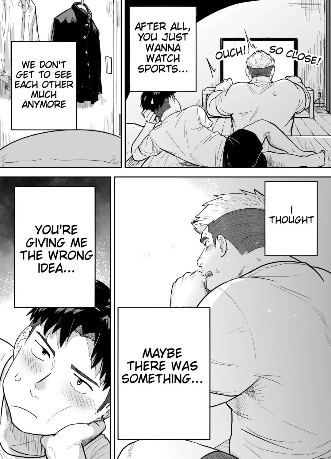 Kataomoi Shiteru Gachimuchi Doukyuusei ni Osowareru Hanashi | A story being attacked by the stocky classmate you have a crush on Fhentai - Page 4