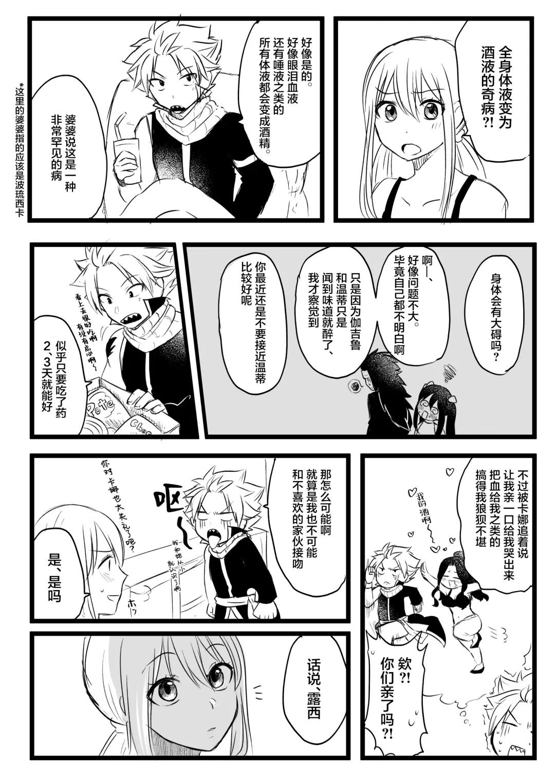 zenshin no taieki ga arukoru ni naru kibyo | 全身体液变为酒液的奇病 Fhentai - Page 2