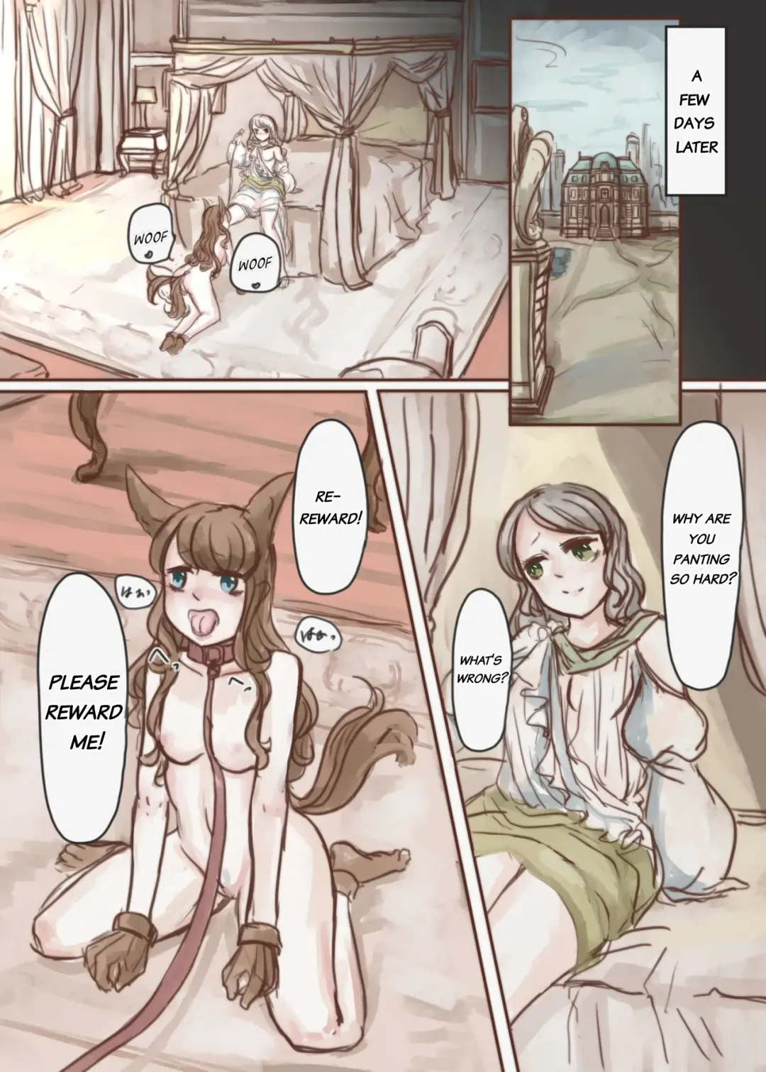 [Skylos] Kanemochi no Ojou-sama ga Dorei o Katte Wanko ni Kaizou suru Hon | The Wealthy Young Lady Who Bought A Slave And Turned Her Into A Puppy Fhentai - Page 33