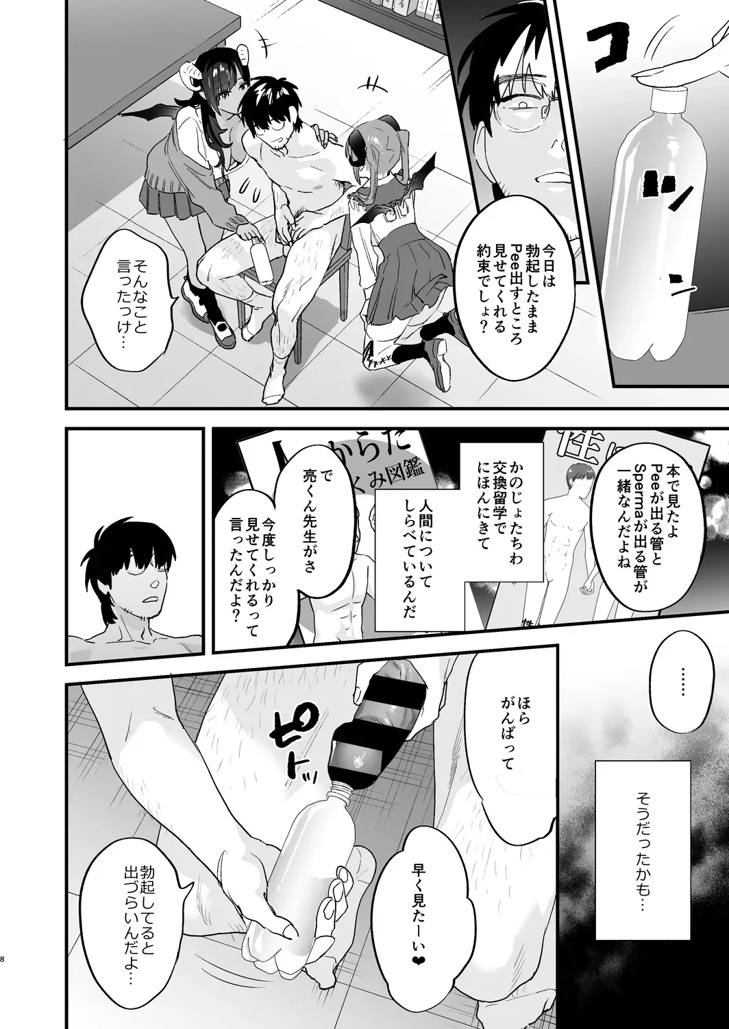 [Musha Sabu] Koukan Ryuugakusei -Succubus-tachi to Boku- Fhentai - Page 8