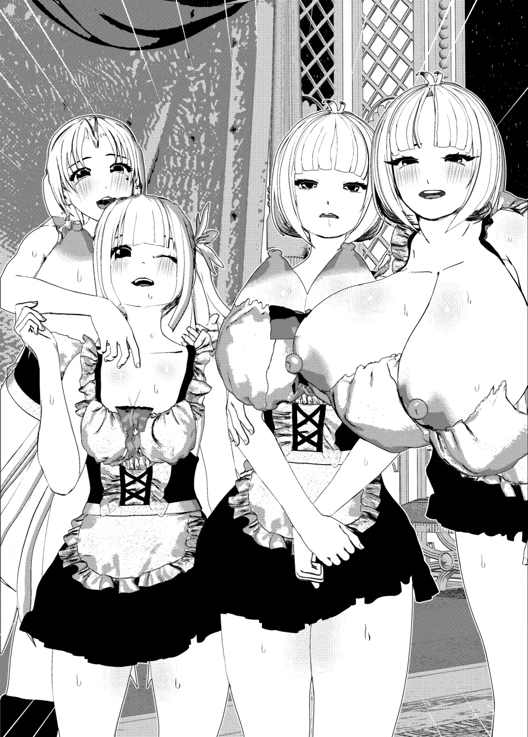 [Settuman] Bonyuu Mama Maid wo Futari mo Yatocchatte Musume-chan Maid Yori Muchuu de Bonyuu SEX! Fhentai - Page 45