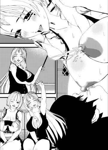 [Settuman] Bonyuu Mama Maid wo Futari mo Yatocchatte Musume-chan Maid Yori Muchuu de Bonyuu SEX! Fhentai - Page 28