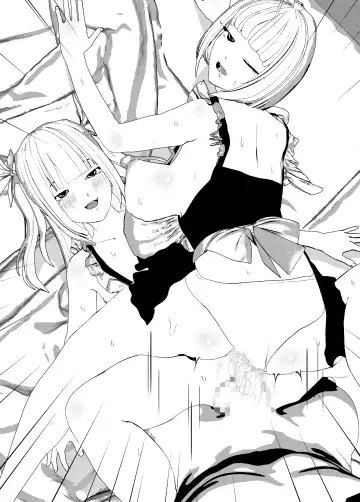 [Settuman] Bonyuu Mama Maid wo Futari mo Yatocchatte Musume-chan Maid Yori Muchuu de Bonyuu SEX! Fhentai - Page 40