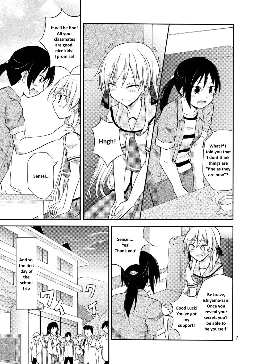 [Matsuno Susumu] Futanari Joshi no Konyoku Shuugaku Ryokou | A Futanari Girl's Mixed Bathing School Trip Fhentai - Page 7