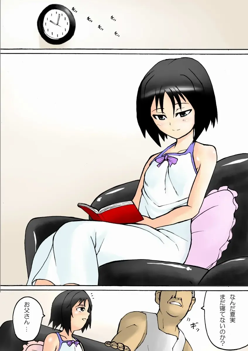 Otou-san to... -Shougakusei Natsumi Oyako Soukan- Fhentai - Page 3