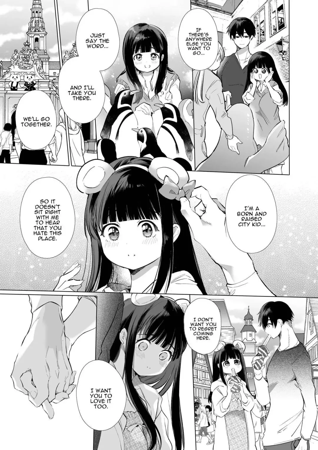 [Yamamoto Tomomitsu] Mayu-chan NTR ~Daigaku Shingaku no Tame Joukyou Shita Kanojo ga Onzoushi ni Tsukamari Dekiai Sarete Shimatta~ | Mayu-chan NTR ~Big Dick in the Big City~ Fhentai - Page 41