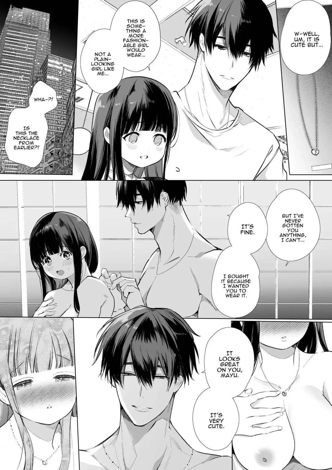 [Yamamoto Tomomitsu] Mayu-chan NTR ~Daigaku Shingaku no Tame Joukyou Shita Kanojo ga Onzoushi ni Tsukamari Dekiai Sarete Shimatta~ | Mayu-chan NTR ~Big Dick in the Big City~ Fhentai - Page 54