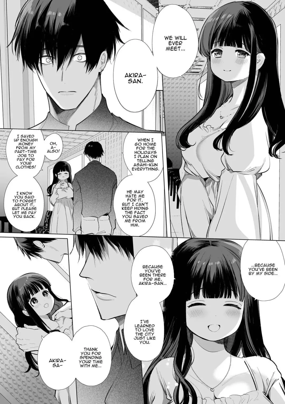 [Yamamoto Tomomitsu] Mayu-chan NTR ~Daigaku Shingaku no Tame Joukyou Shita Kanojo ga Onzoushi ni Tsukamari Dekiai Sarete Shimatta~ | Mayu-chan NTR ~Big Dick in the Big City~ Fhentai - Page 58